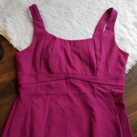 New York and Company Purple Dress Casual Work Sz 8 - Picture 2 of 6